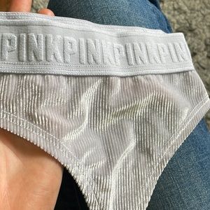 Very light purple velvet panties